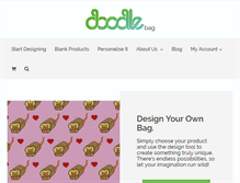 Tablet Screenshot of doodle-bag.com